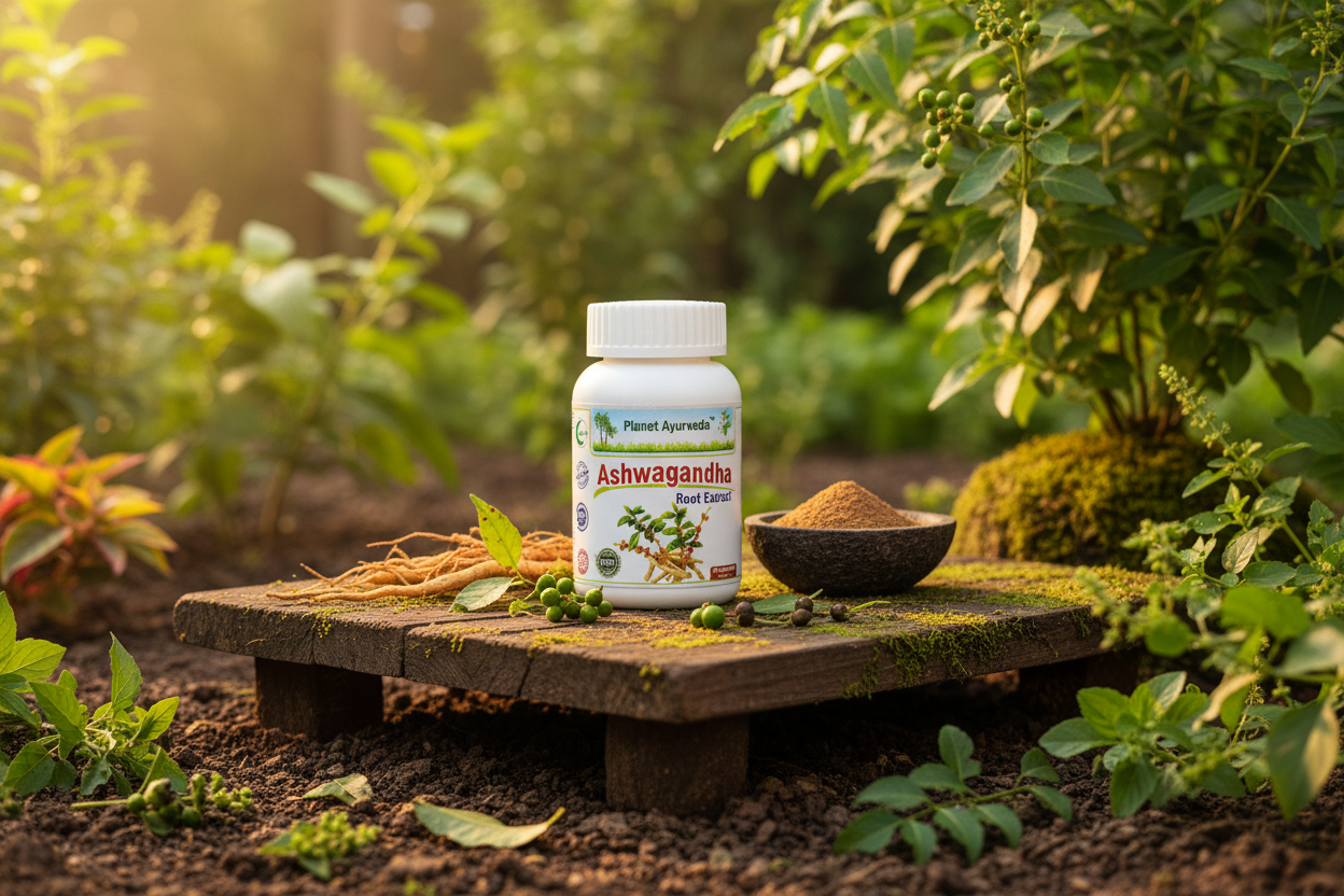 Planet Ayurveda Organska Ašvaganda kapsule – visokokvalitetan ekstrakt korena