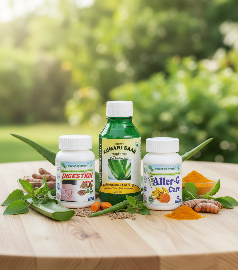 Prirodni ajurvedski dodaci kao što su Digestion Support i Aler-G Care za tretman celijakije i intolerancije na gluten.