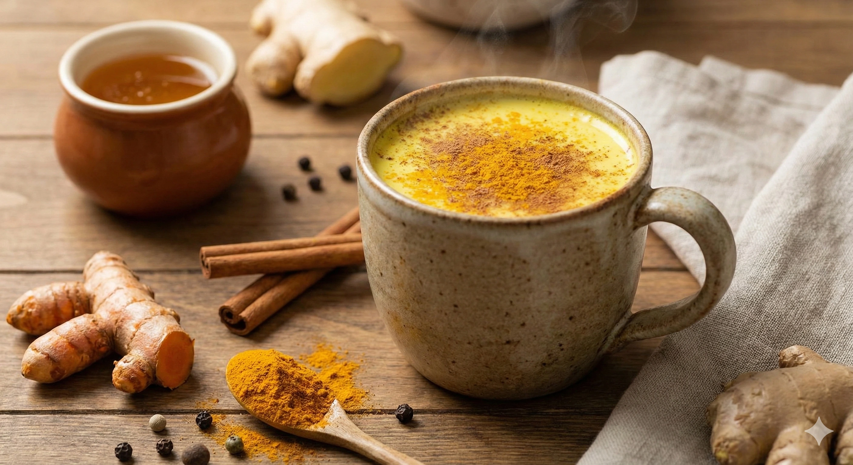 Antiinflamatorno Zlatno mleko sa kurkumom i cimetom